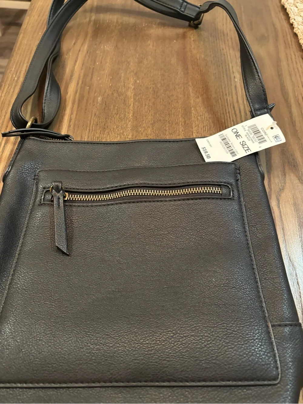Style & Co. Black Men's Crossbody Messenger Bag